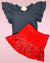 Sequin Fringe Ruffle Sequin Holiday Skirt