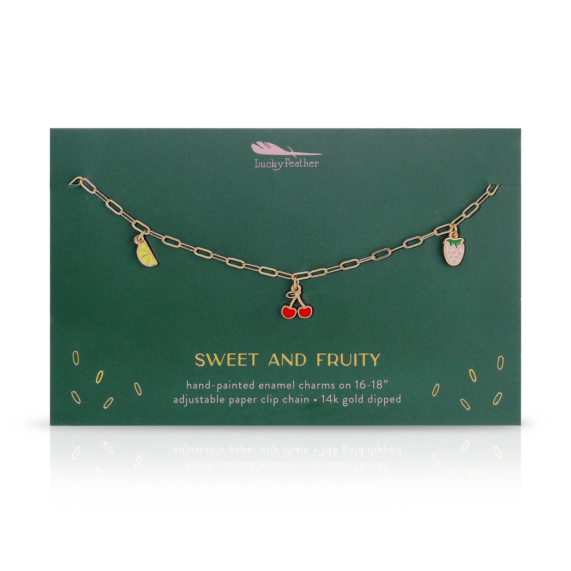 Enamel Treasure Necklace - Sweet
